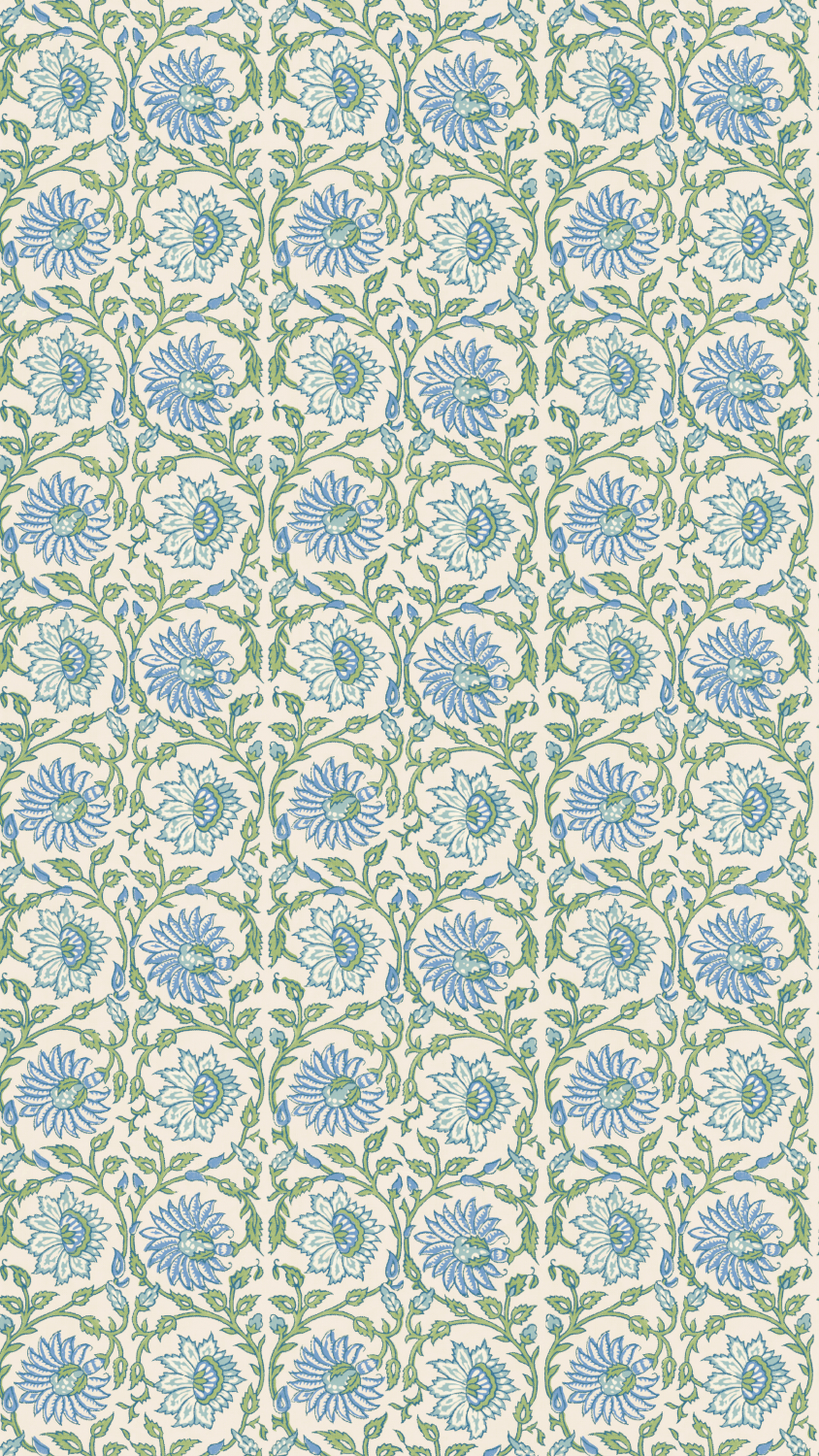 Tapete Cecily - Blue/ Green