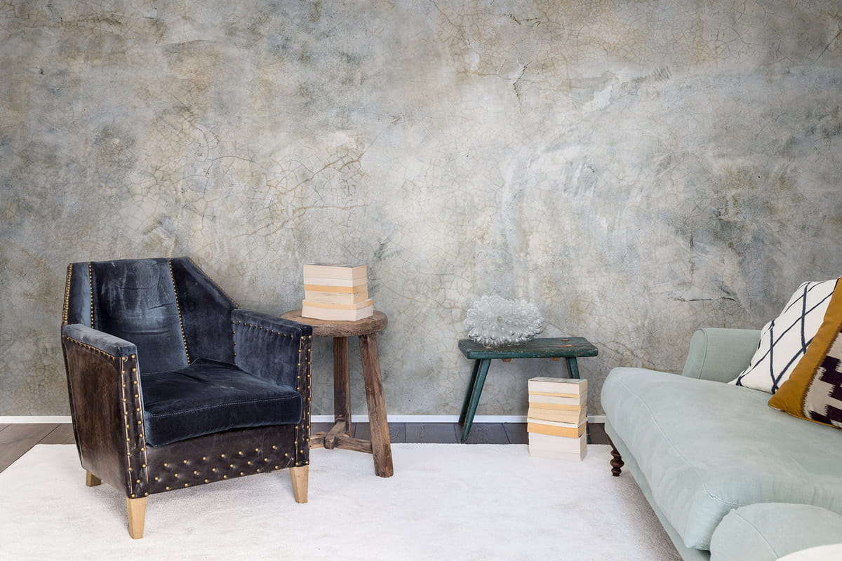 Wandbild Fossil Stone