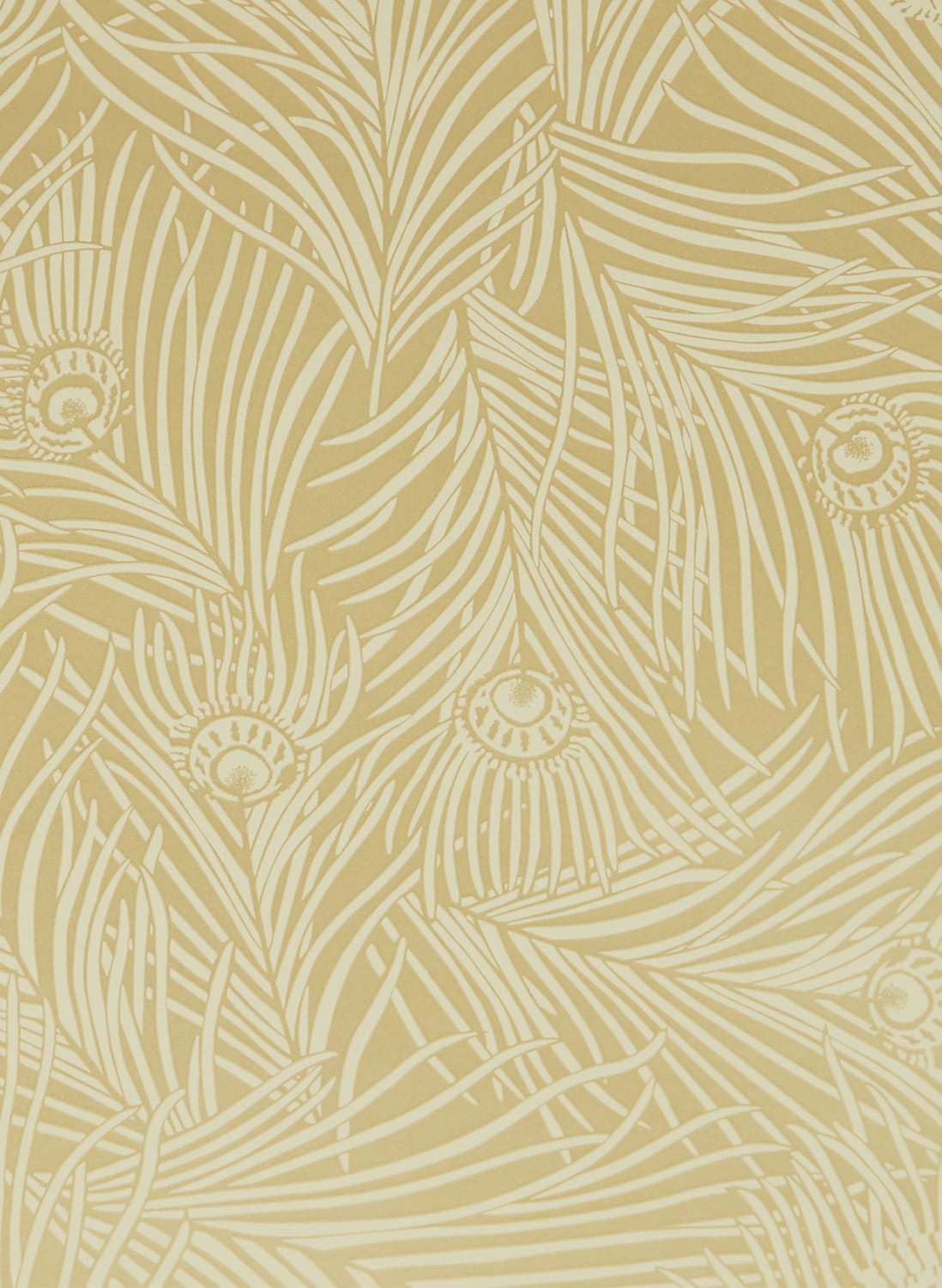 Tapete Hera Plume - Pewter Gold