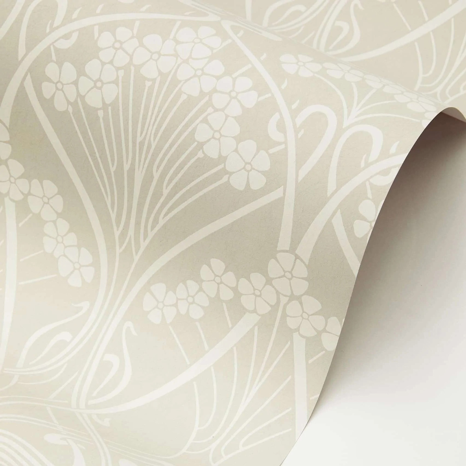 Tapete Ianthe Mono - Pewter White