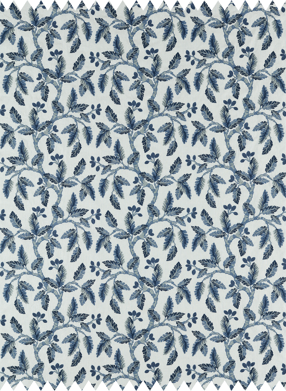 Stoff Oaknut Stripe - Indigo/ Multi