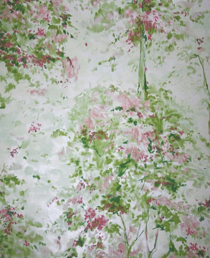 Tapete Lochwood - Green/ Coral