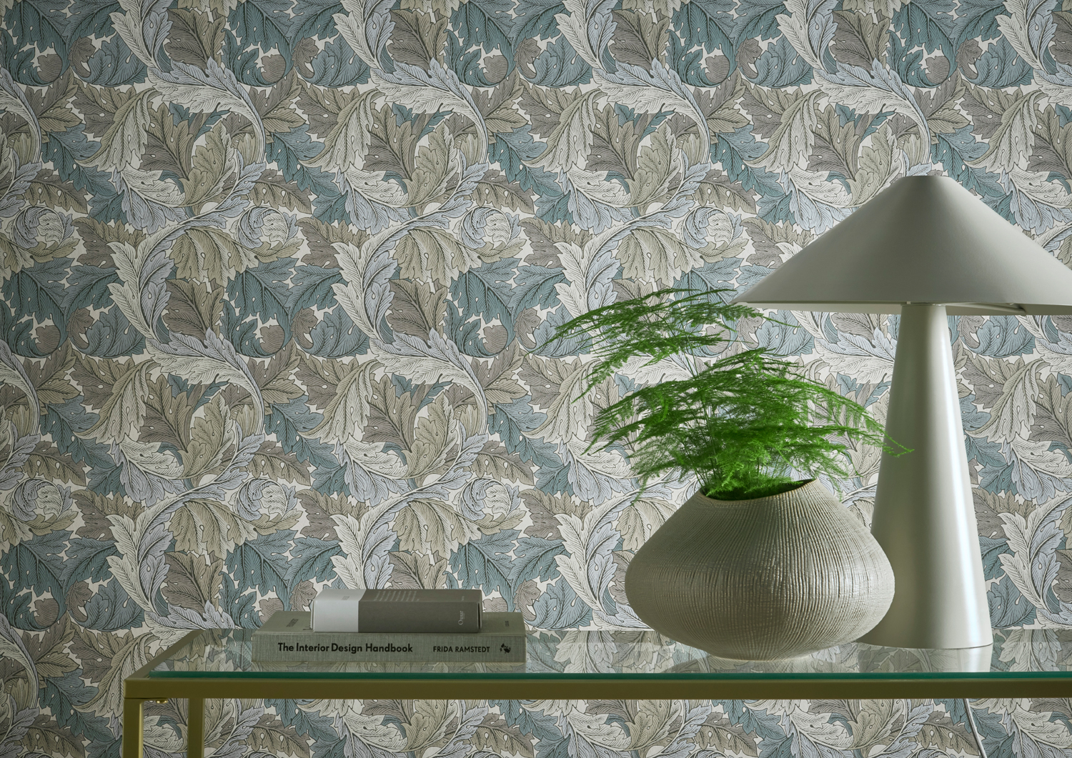 Tapete Acanthus - Slate/ Dove