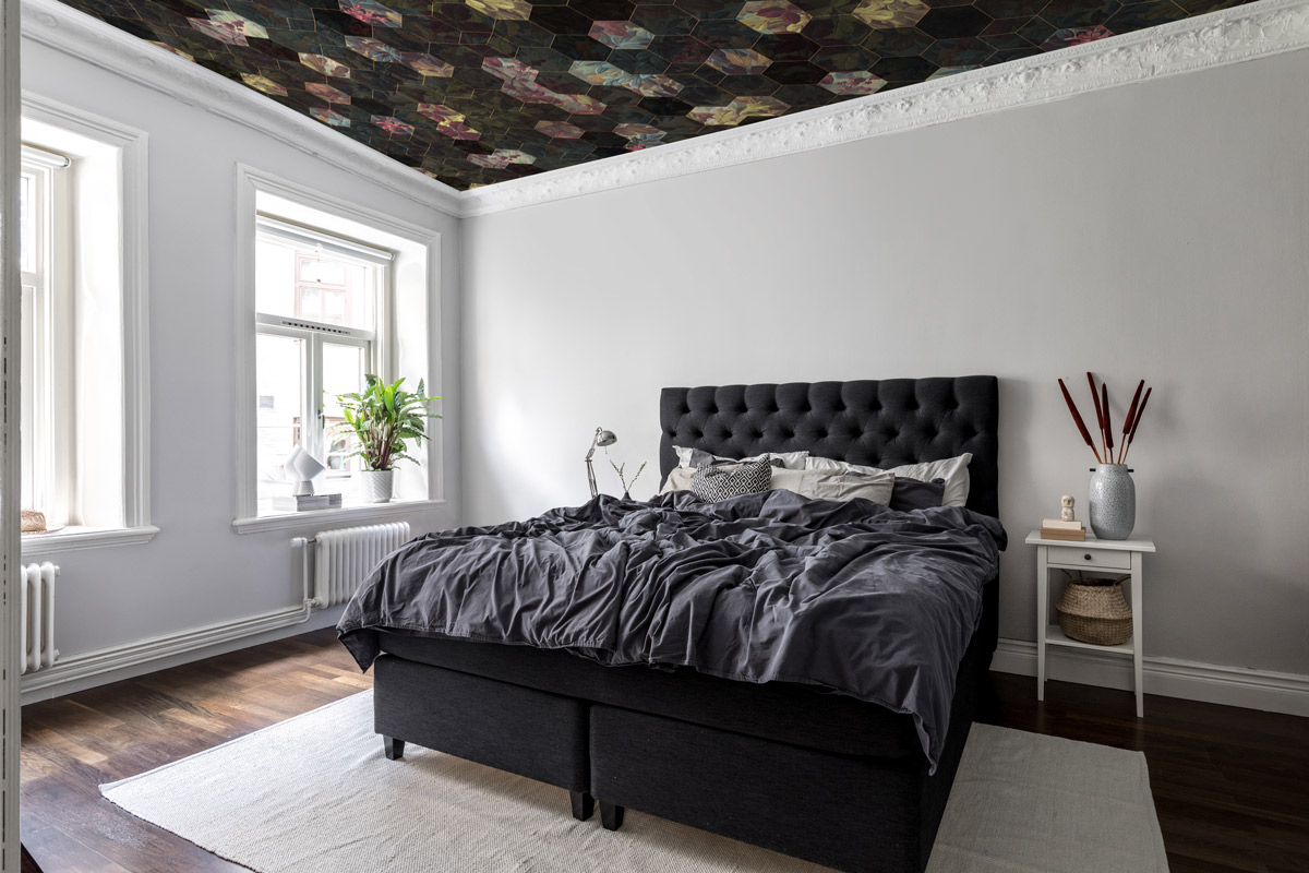 Wandbild Vinum Hexagon