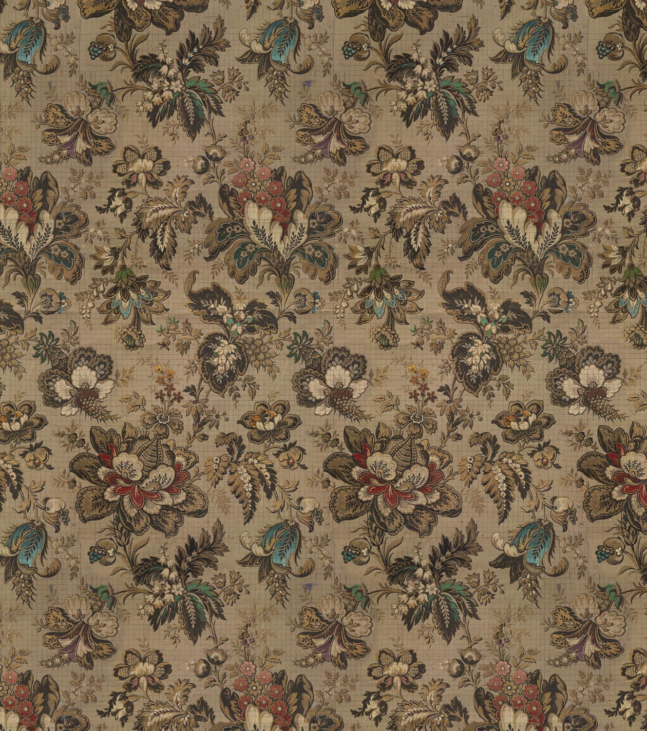 Wandbild Big Pattern Bogor - 6 Drops
