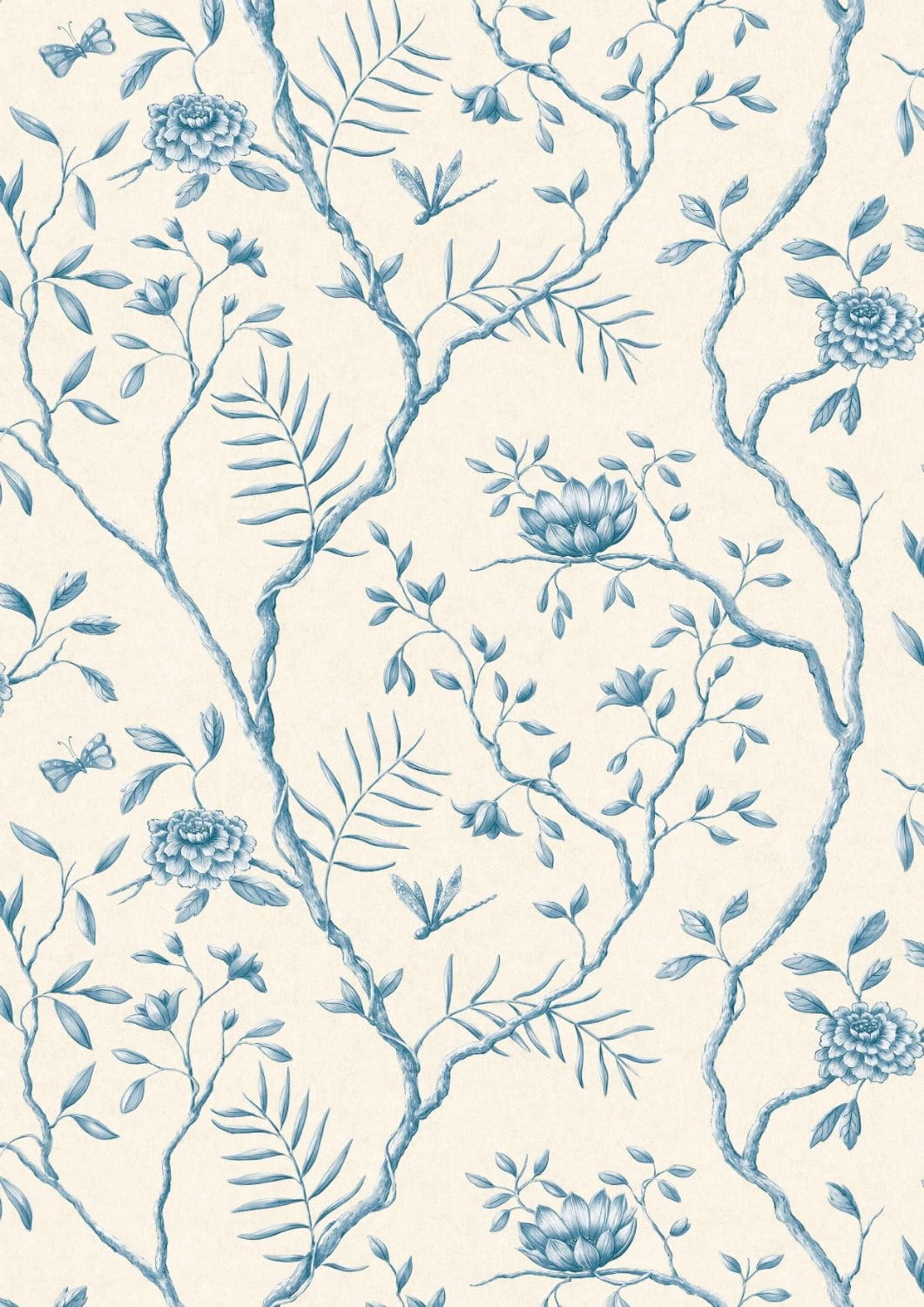 Tapete Jasper Peony - China Blue