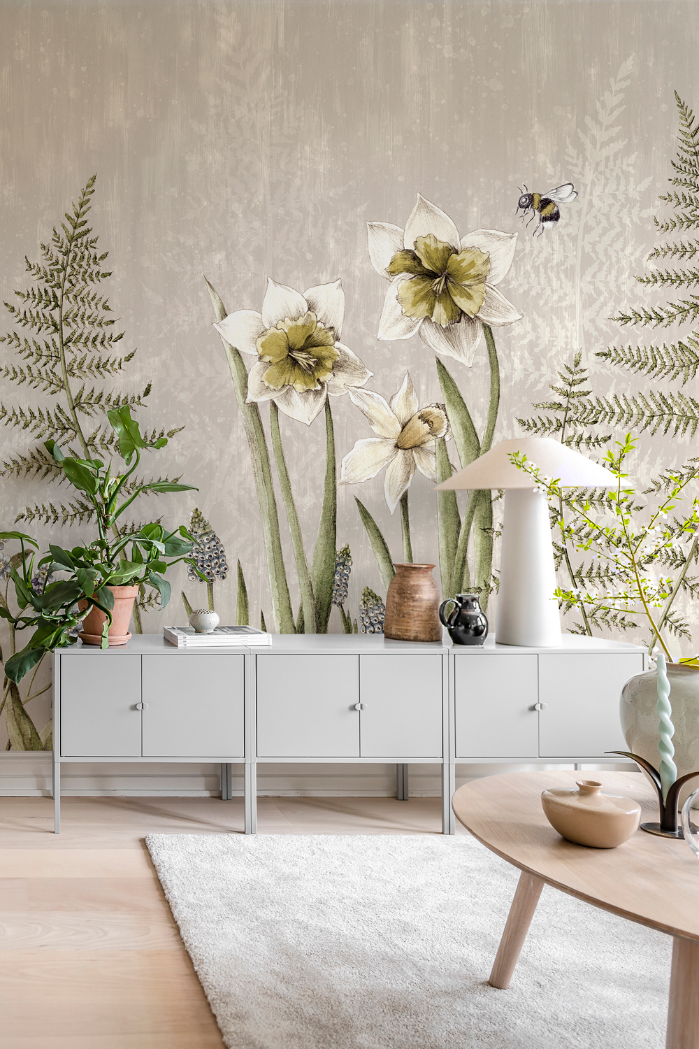 Wandbild Bumblebee - Sand