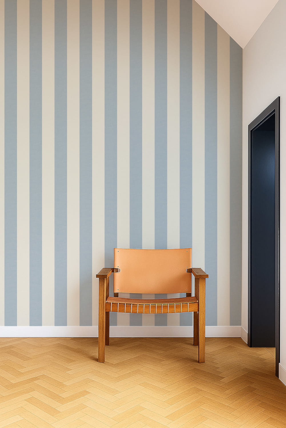 Tapete Central Stripe - Cornflower