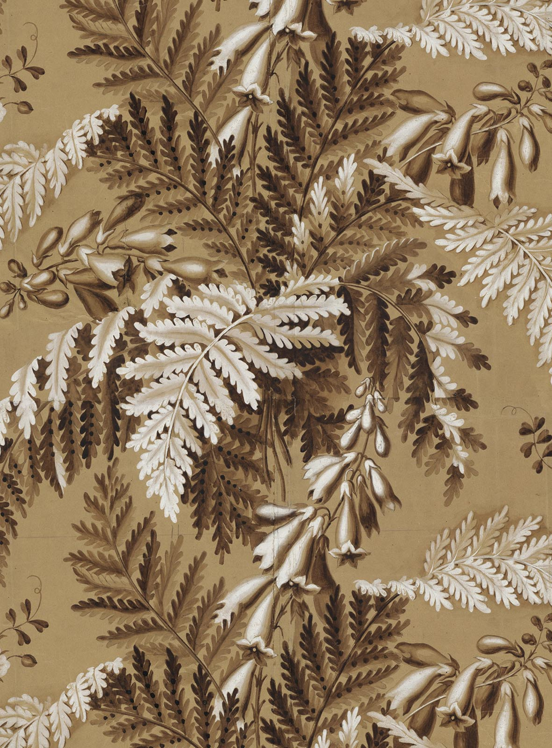 Wandbild Big Pattern Feuilles - 5 Drops