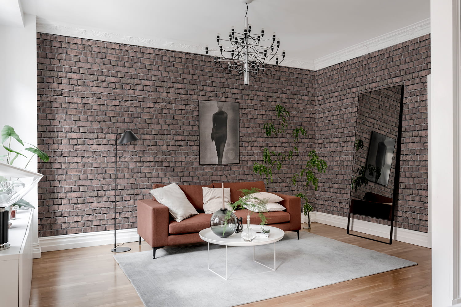 Tapete Bricks - Clay