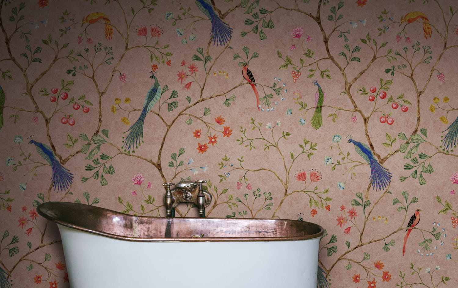 Wandbild Songbirds - Pink