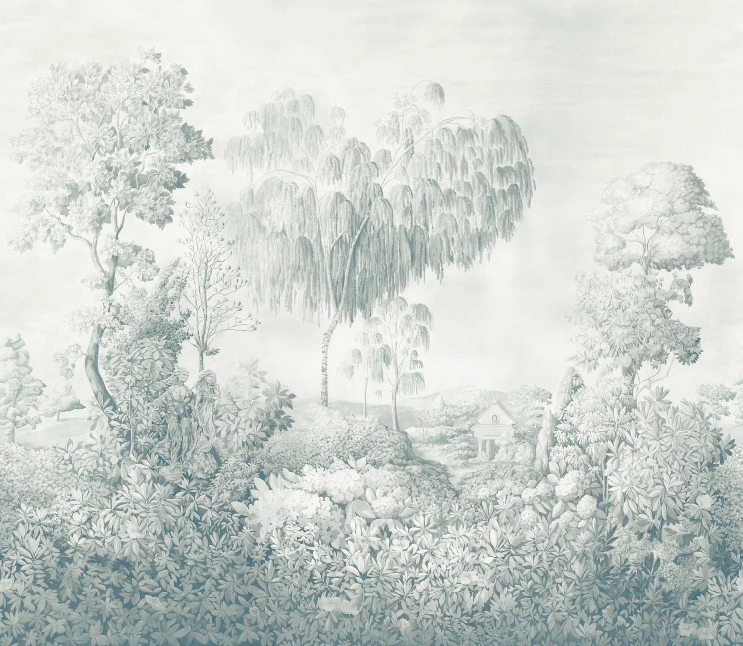 Wandbild Highgrove Arboretum - Ether Blues