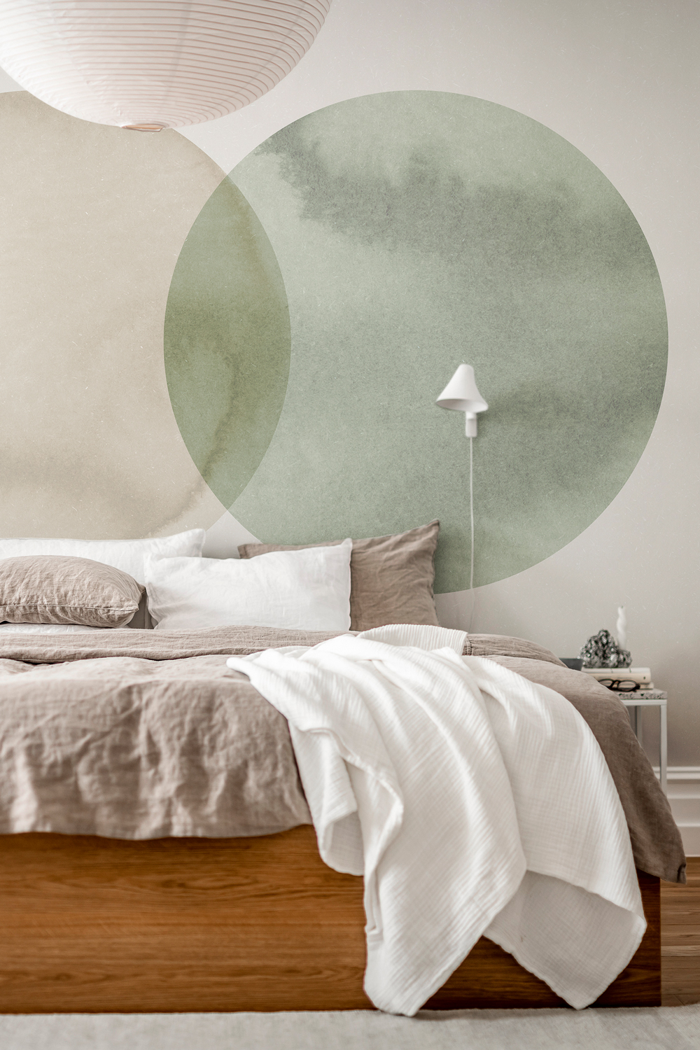Wandbild Eclipse - Beige Green