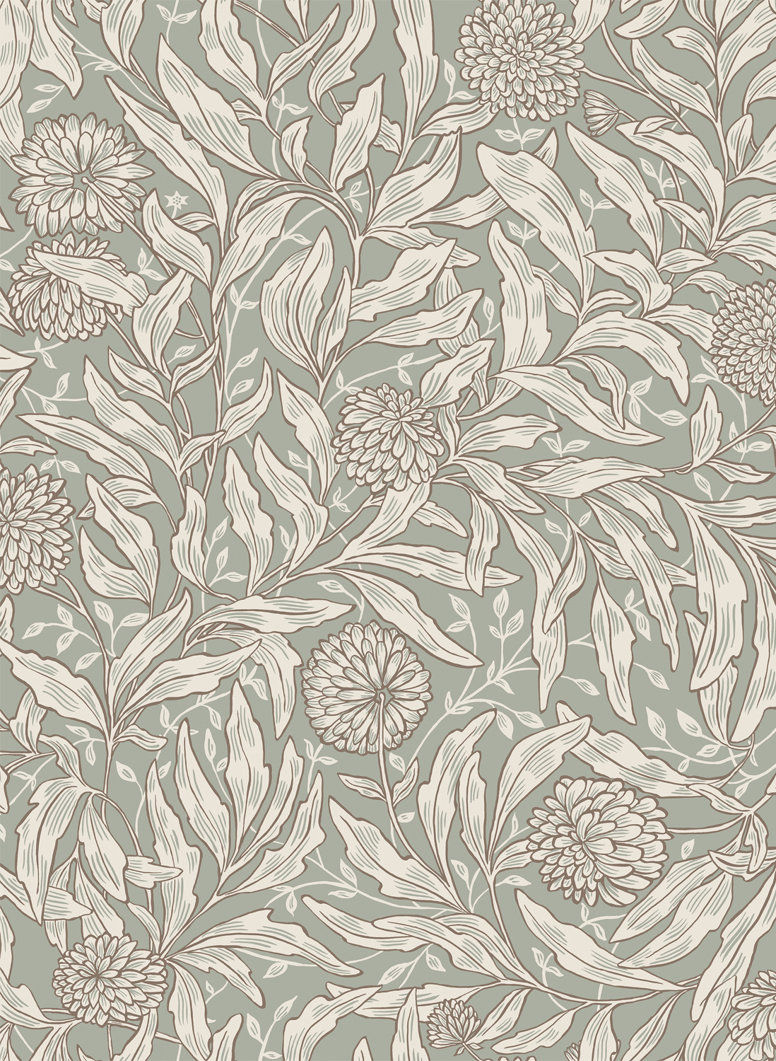 Tapete Olof - Sage Green