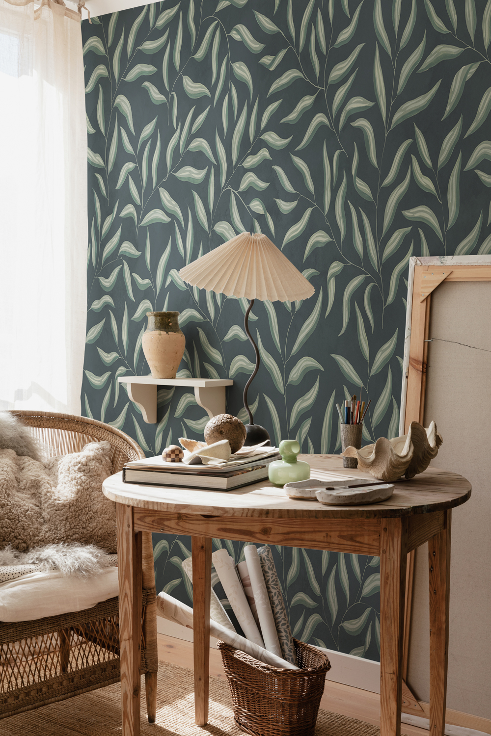 Wandbild Jennie - Classic Blue