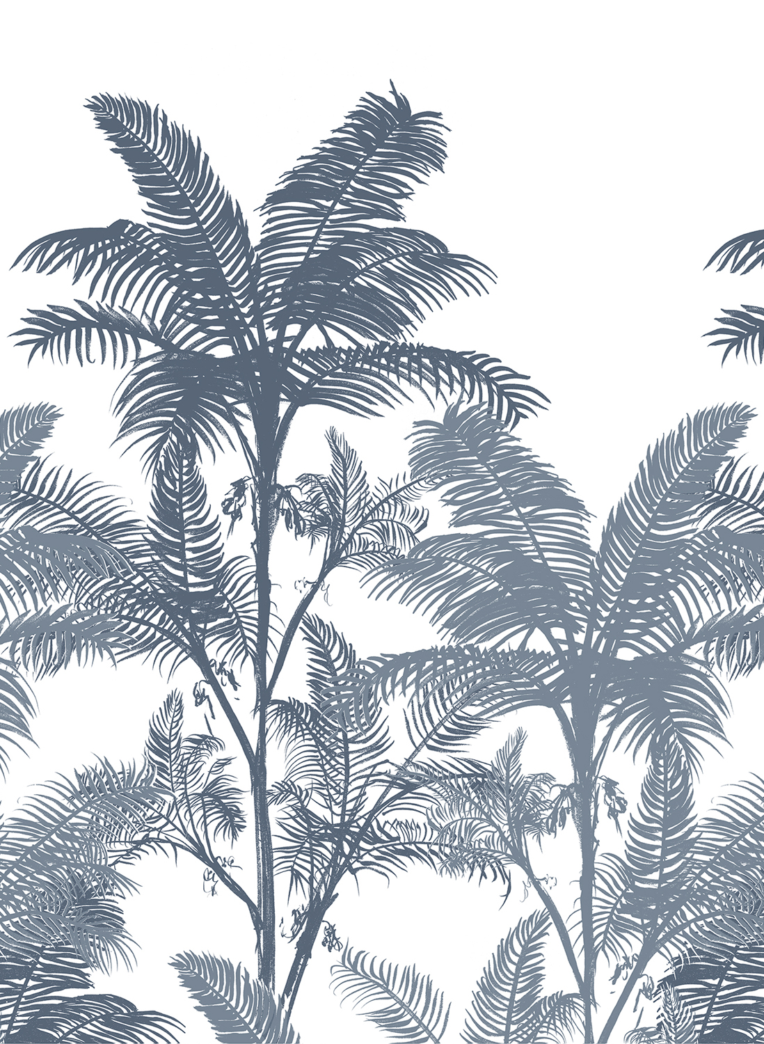 Wandbild Brahea - Cobalt