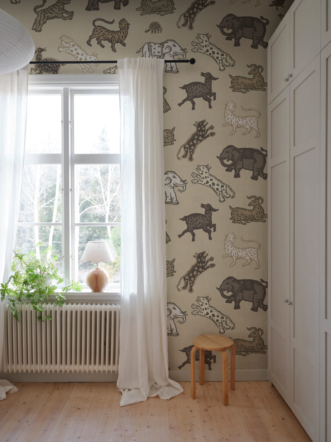 Wandbild Leonard - Beige