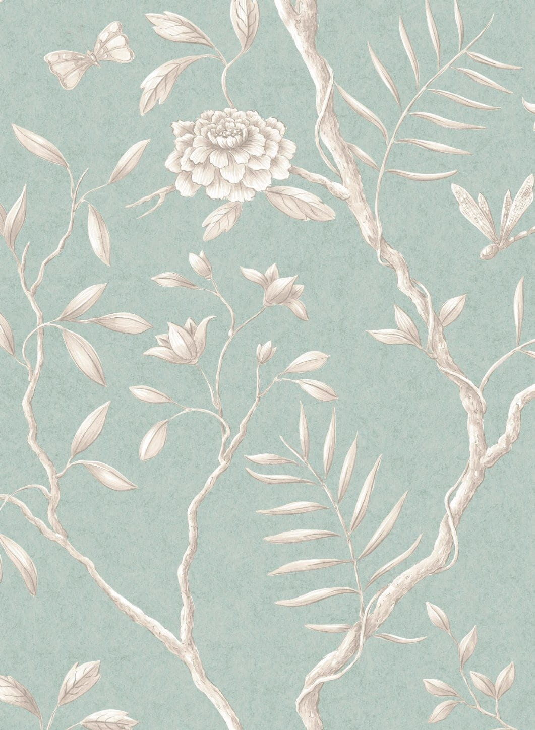 Wallpaper Jasper Peony - Green Glaze
