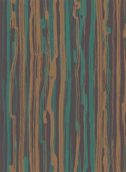 Tapete Strand - Emerald/ Gold