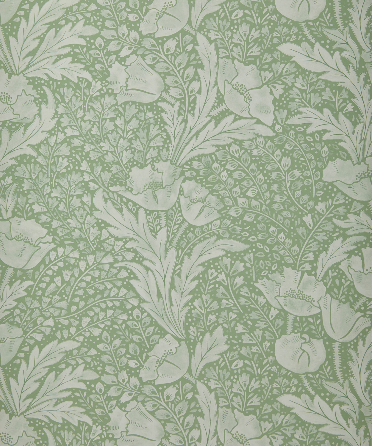 Tapete Tudor Poppy - Fern