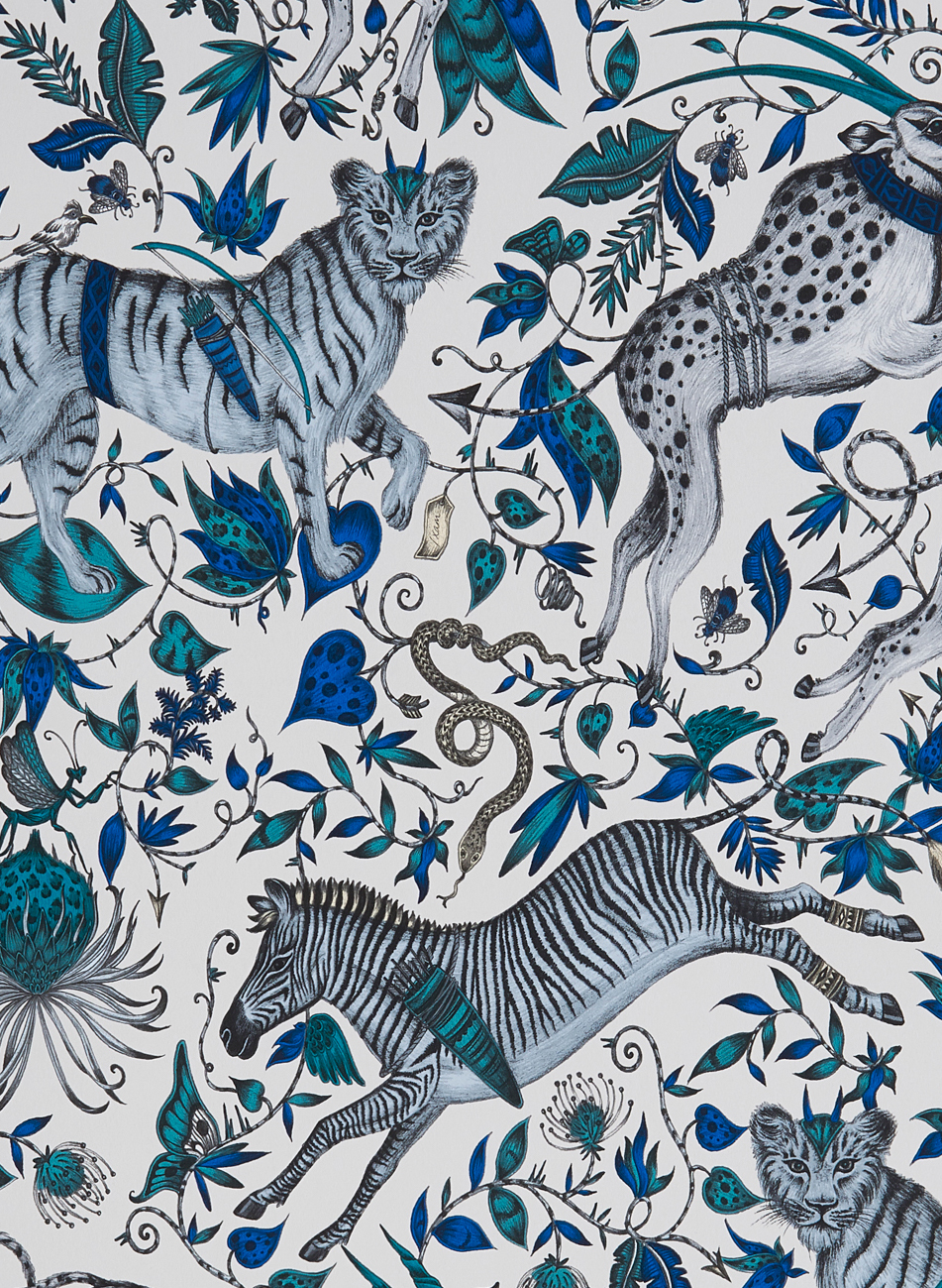 Tapete Protea - Blue