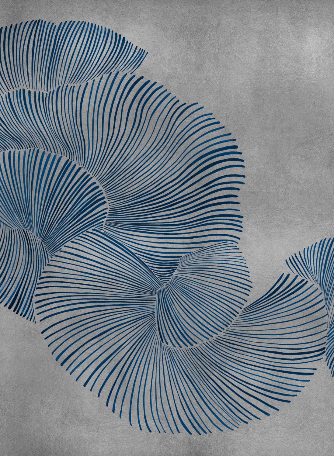 Wandbild Diving Moment - Silver