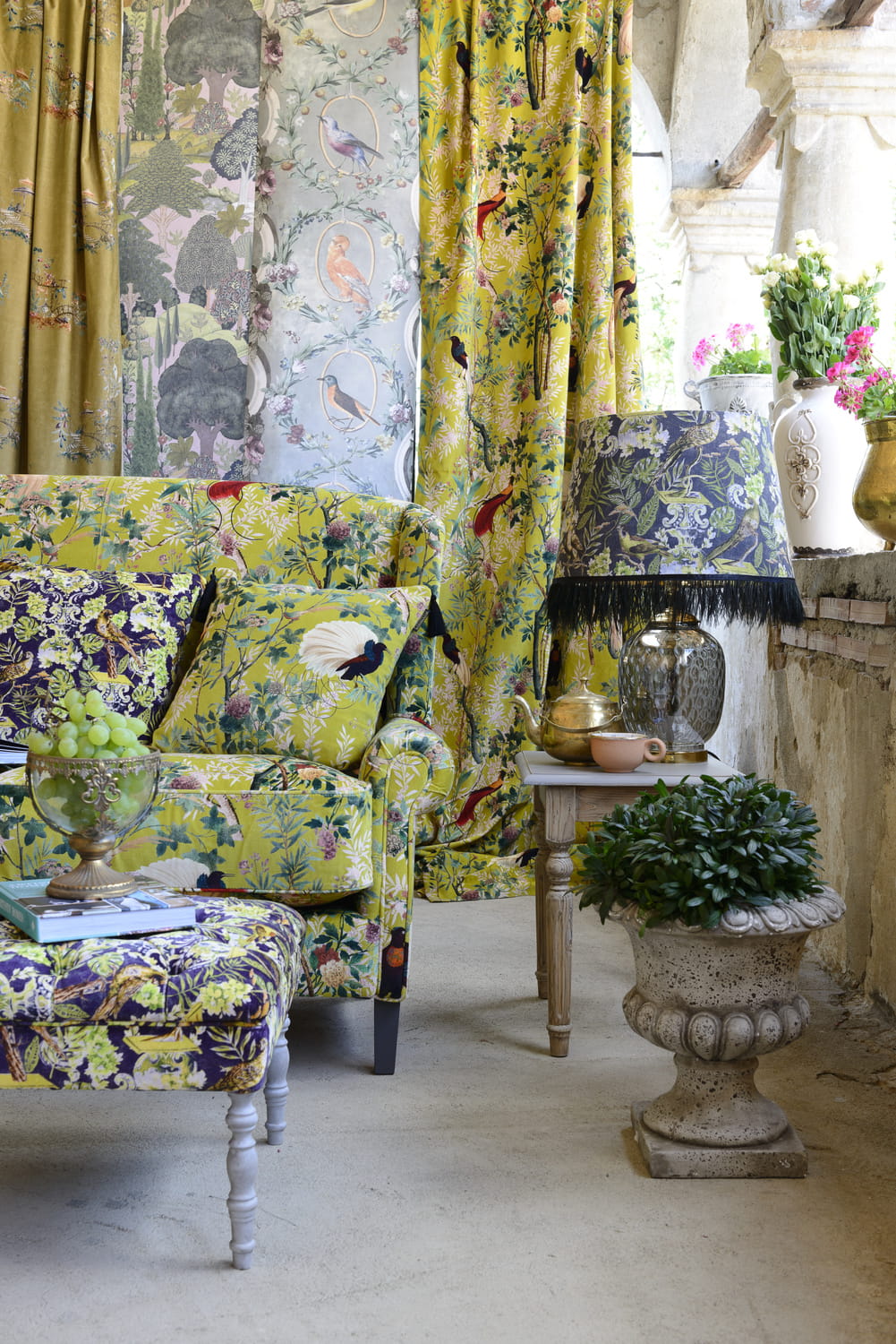 Stoff Royal Garden - Velvet - FB00029