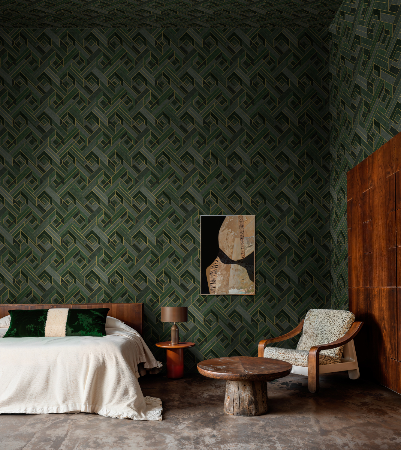 Tapete Hexagonal - Emerald