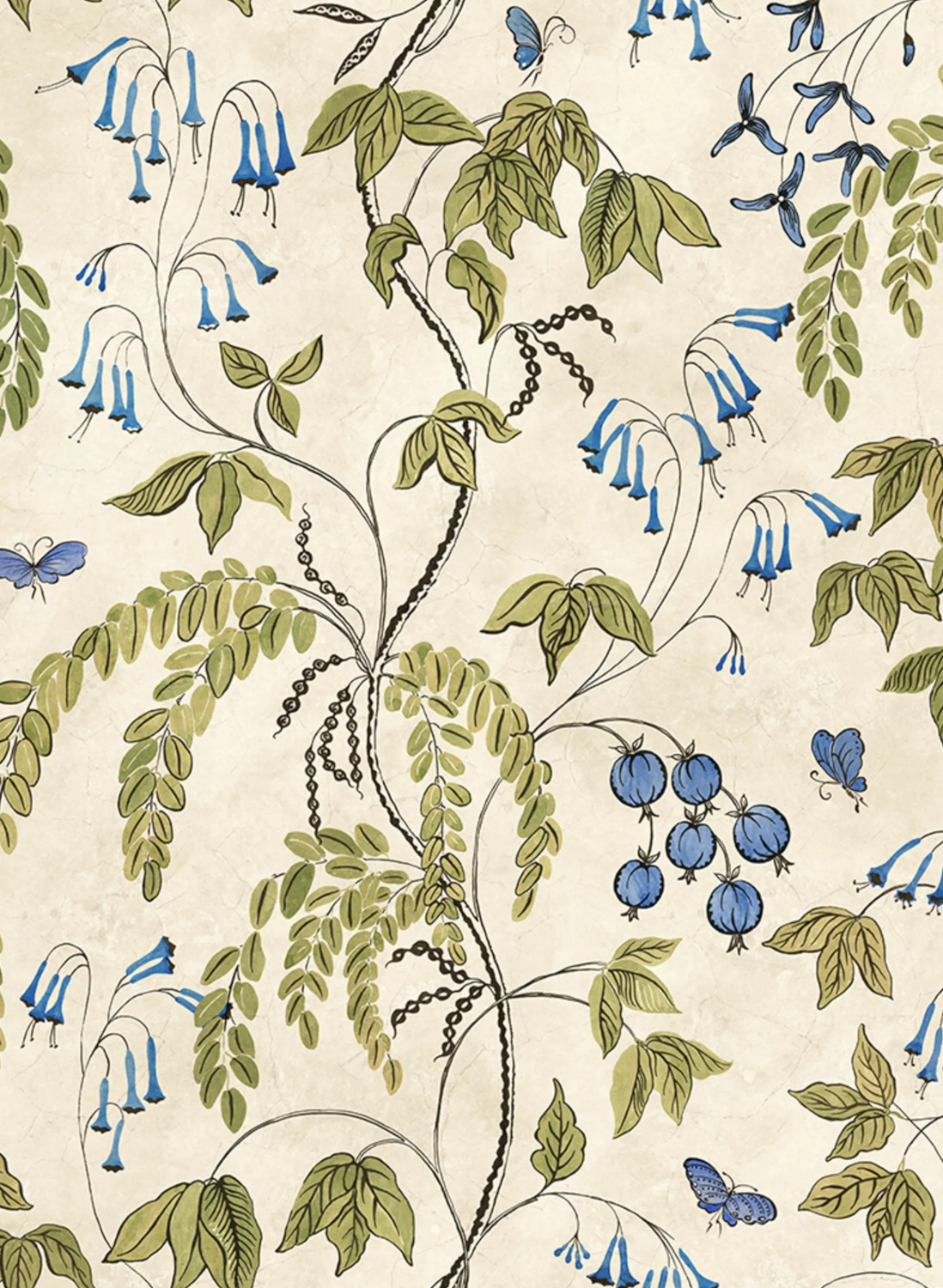Wandbild Ottilia - Olive Green
