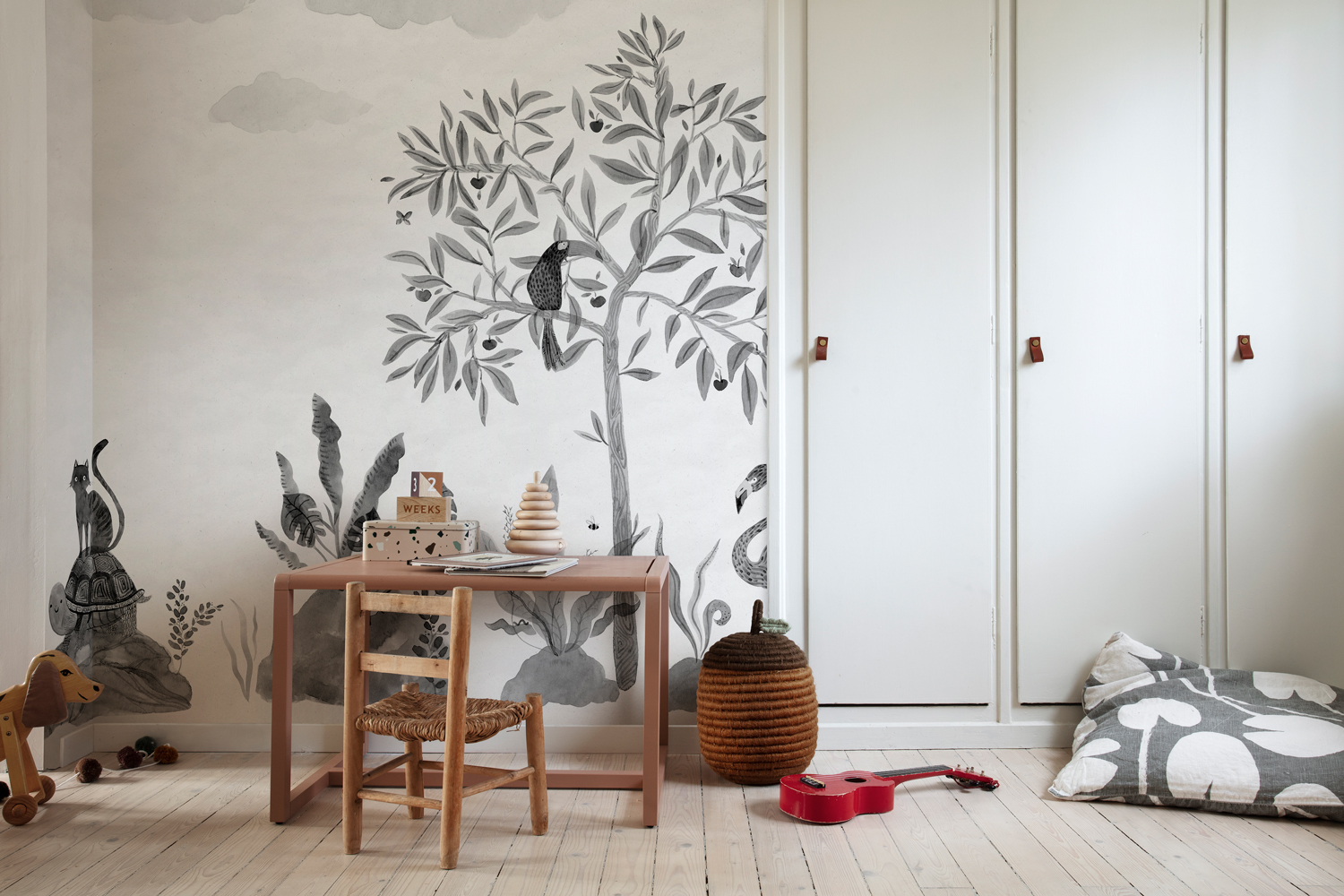 Wandbild Wilton - Graphite