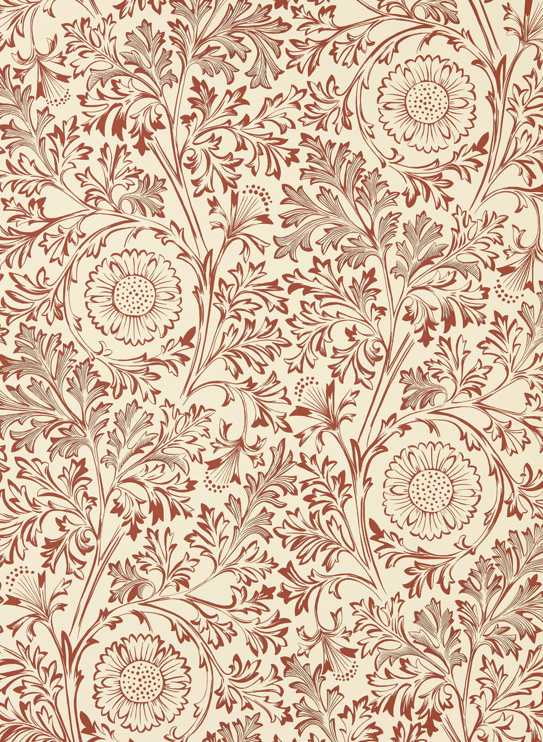 Tapete Chamomile - Flax/ Madder