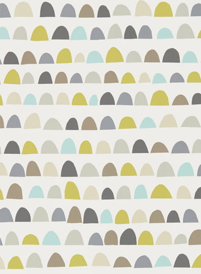 Wallpaper Priya - Mist/ Pear/ Pewter