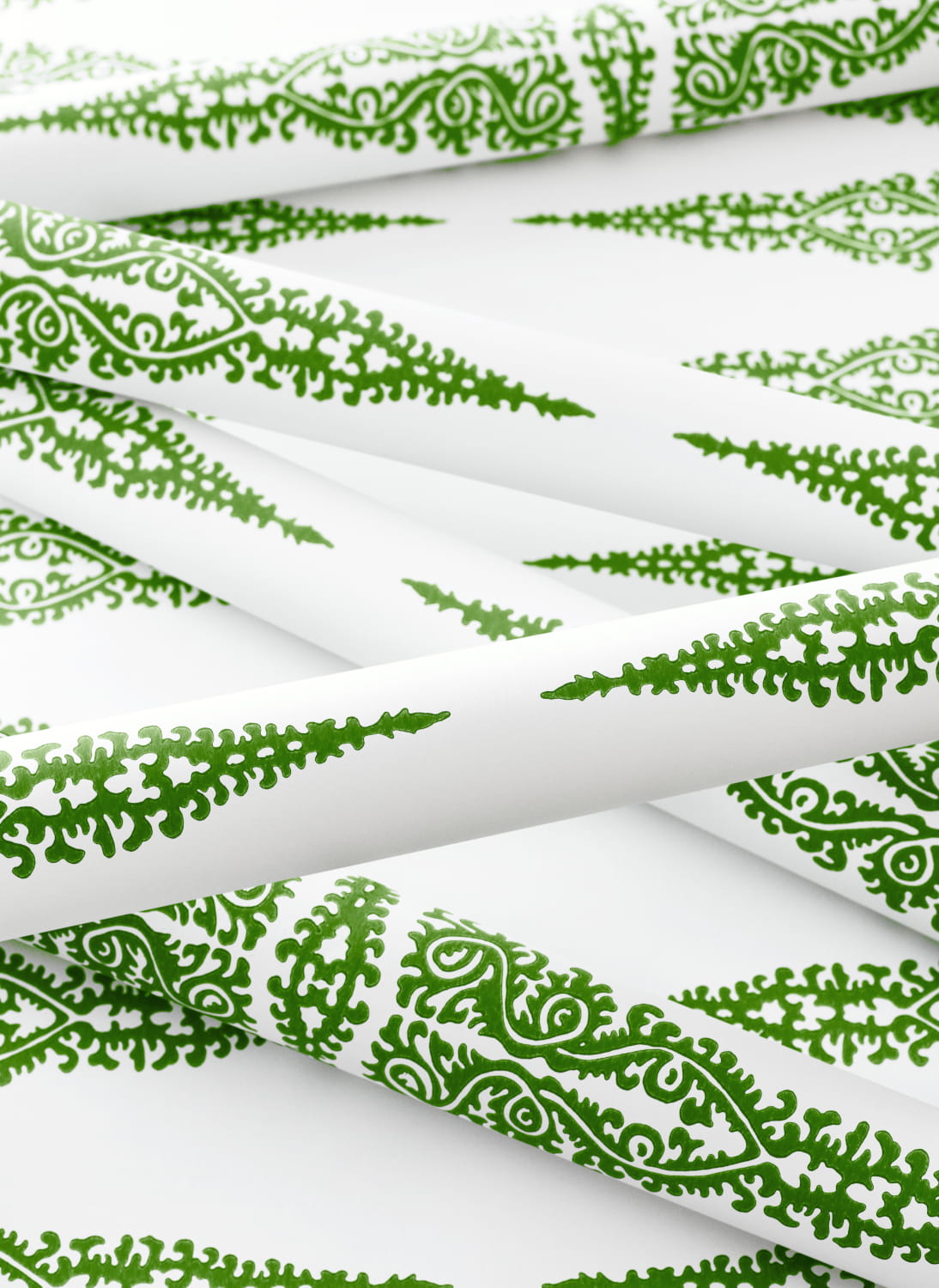 Tapete Ellery Stripe - Kelly on White