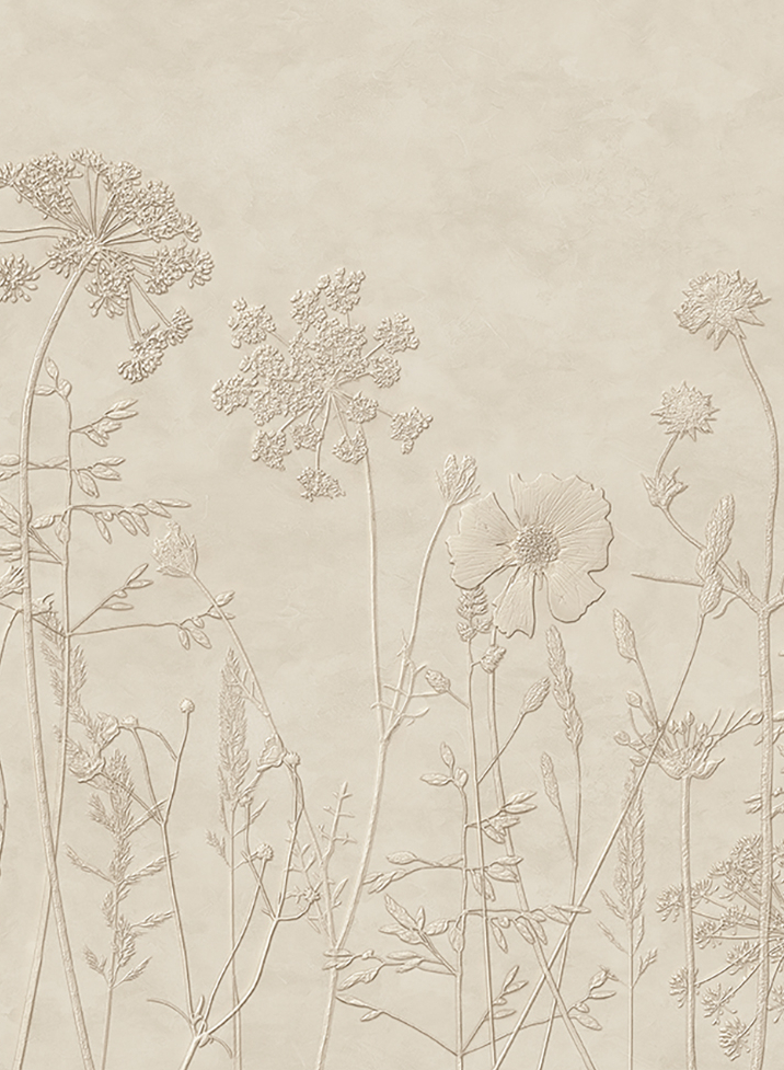 Wandbild Silhouette Flowers - 350701