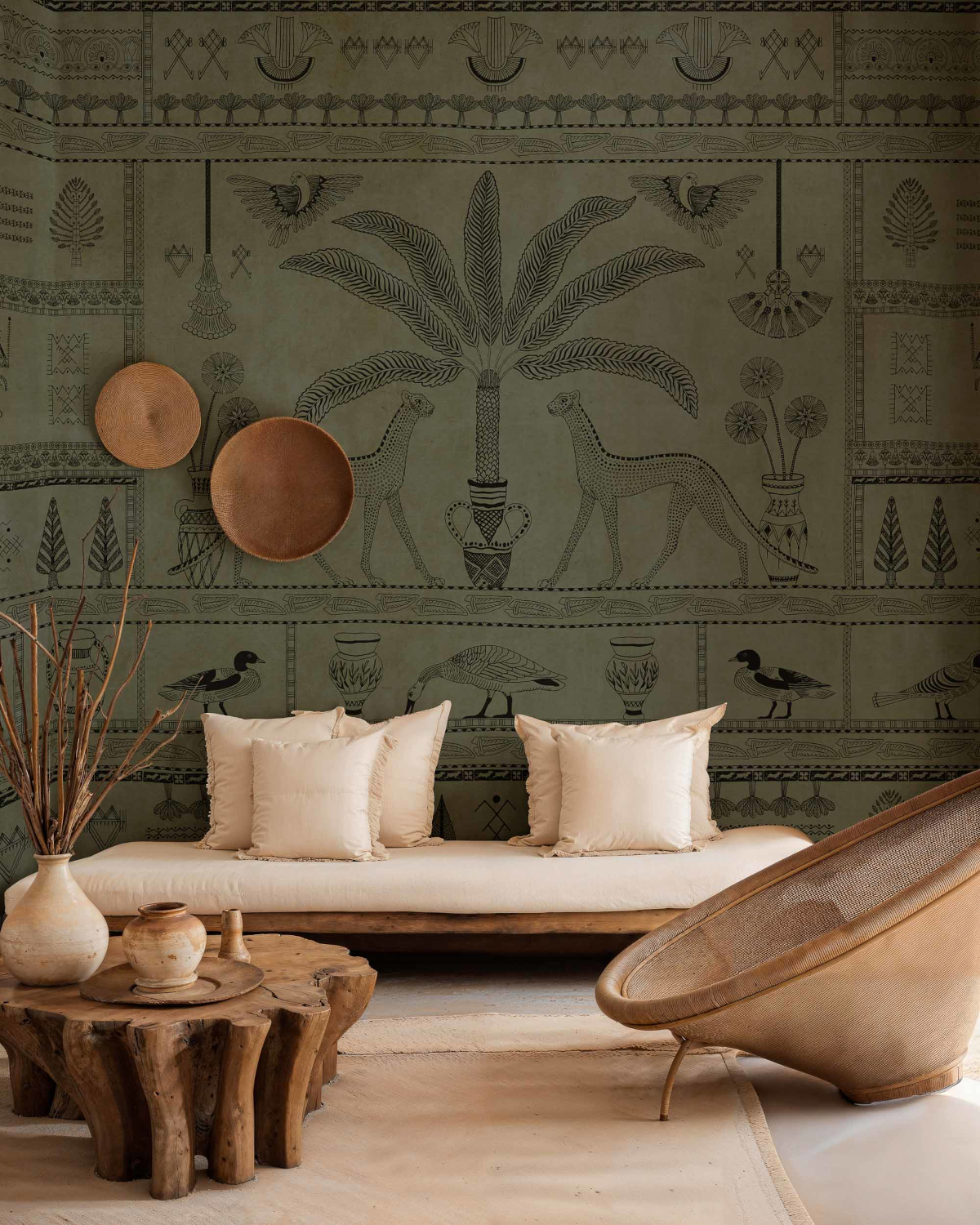 Wandbild Asni Valley Bamboo - Leaves