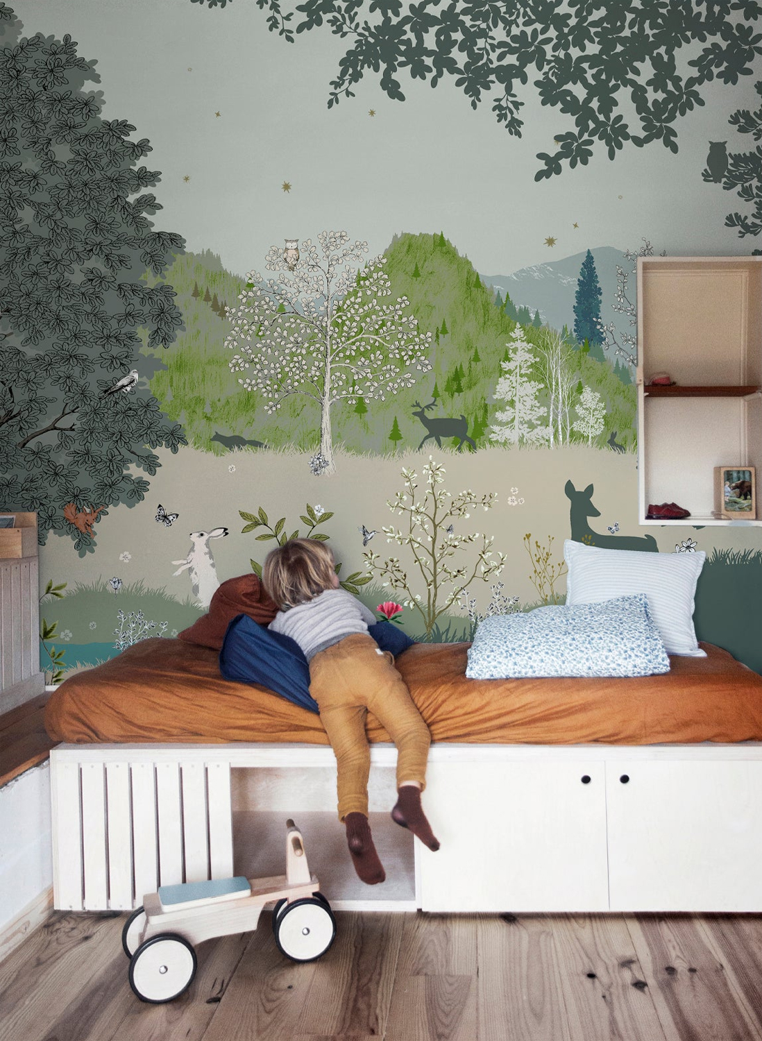 Papier peint panoramique Coucou Hibou