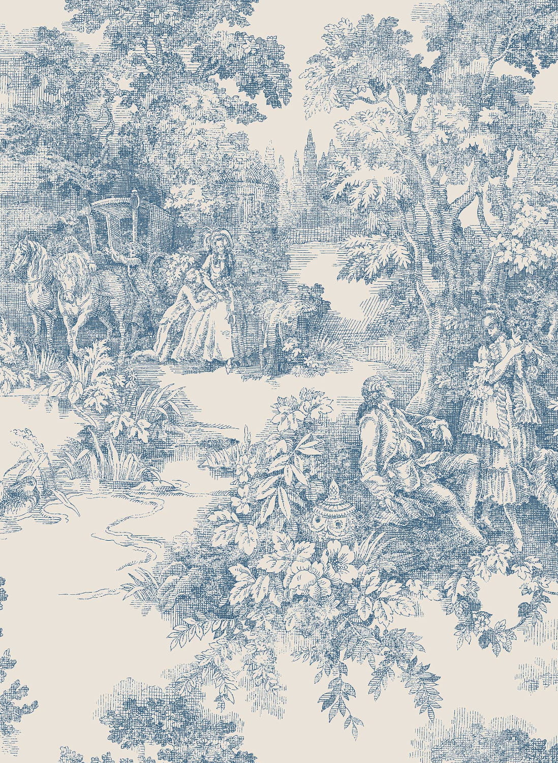 Tapete Toile de Jouy - 7767
