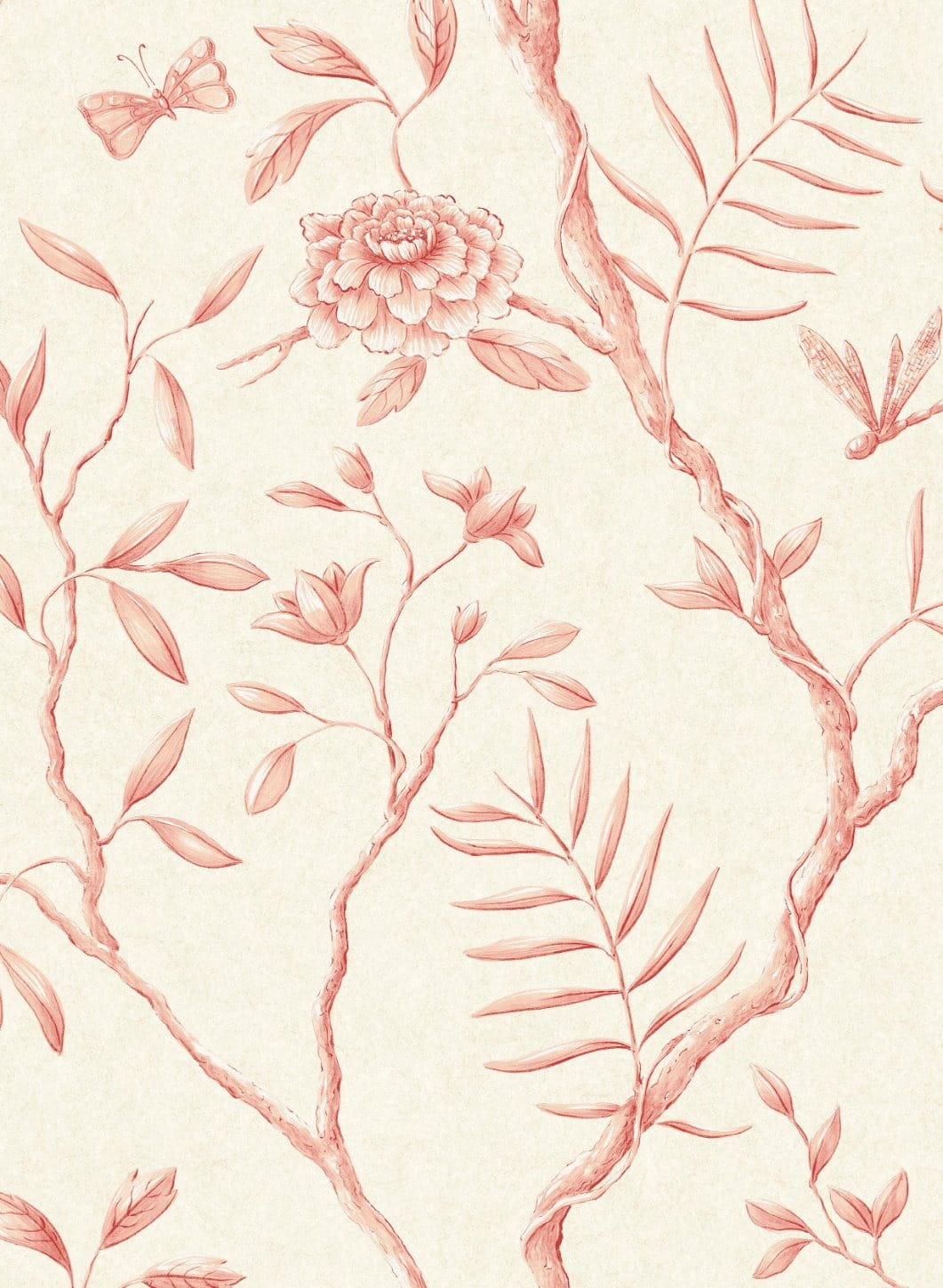 Wallpaper Jasper Peony - Rose