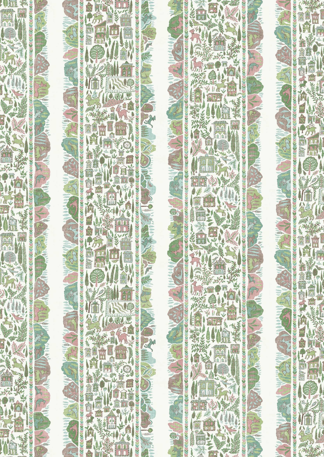 Tapete Ravi Ribbon - Pistachio Rose