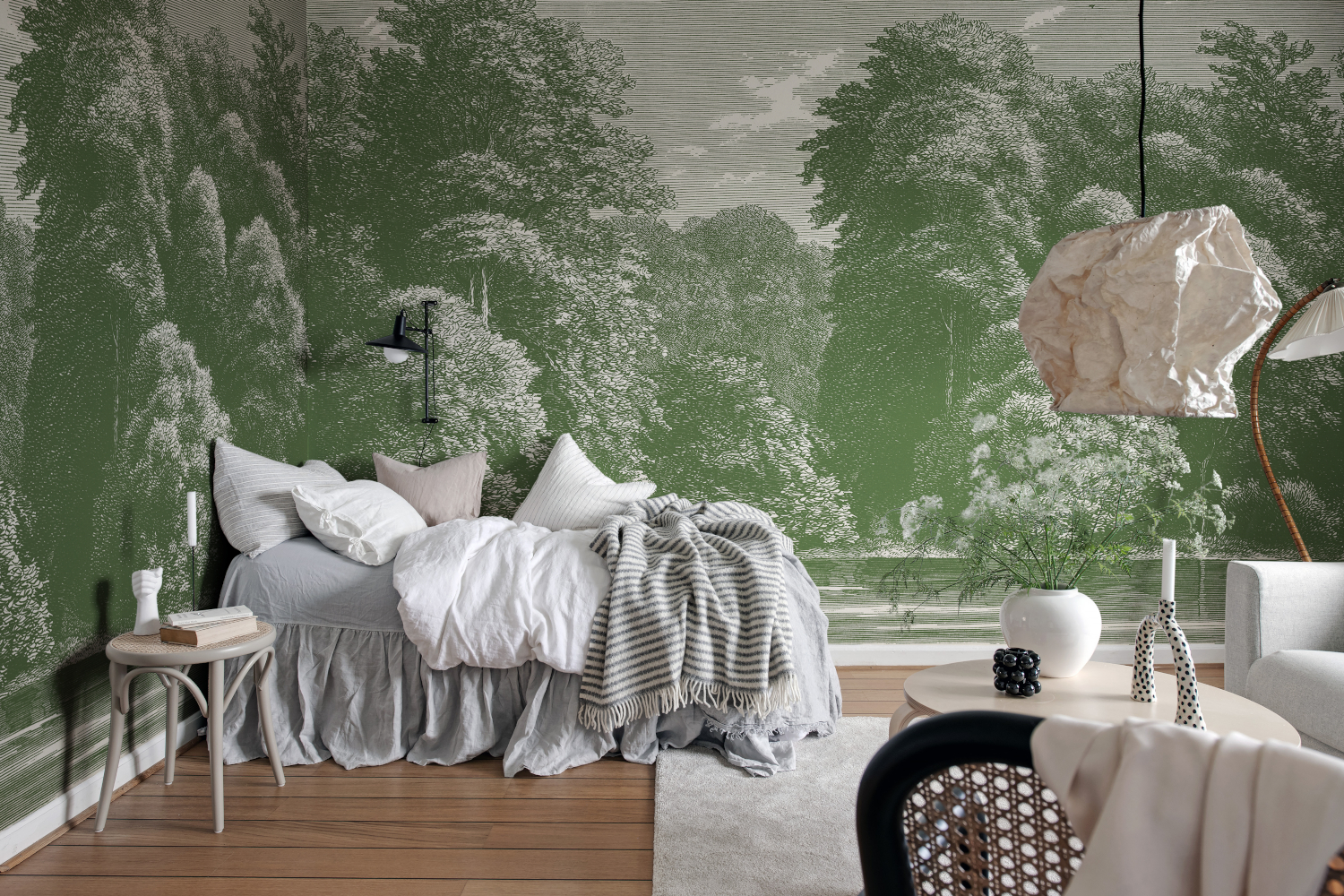 Wandbild Spring Season - green