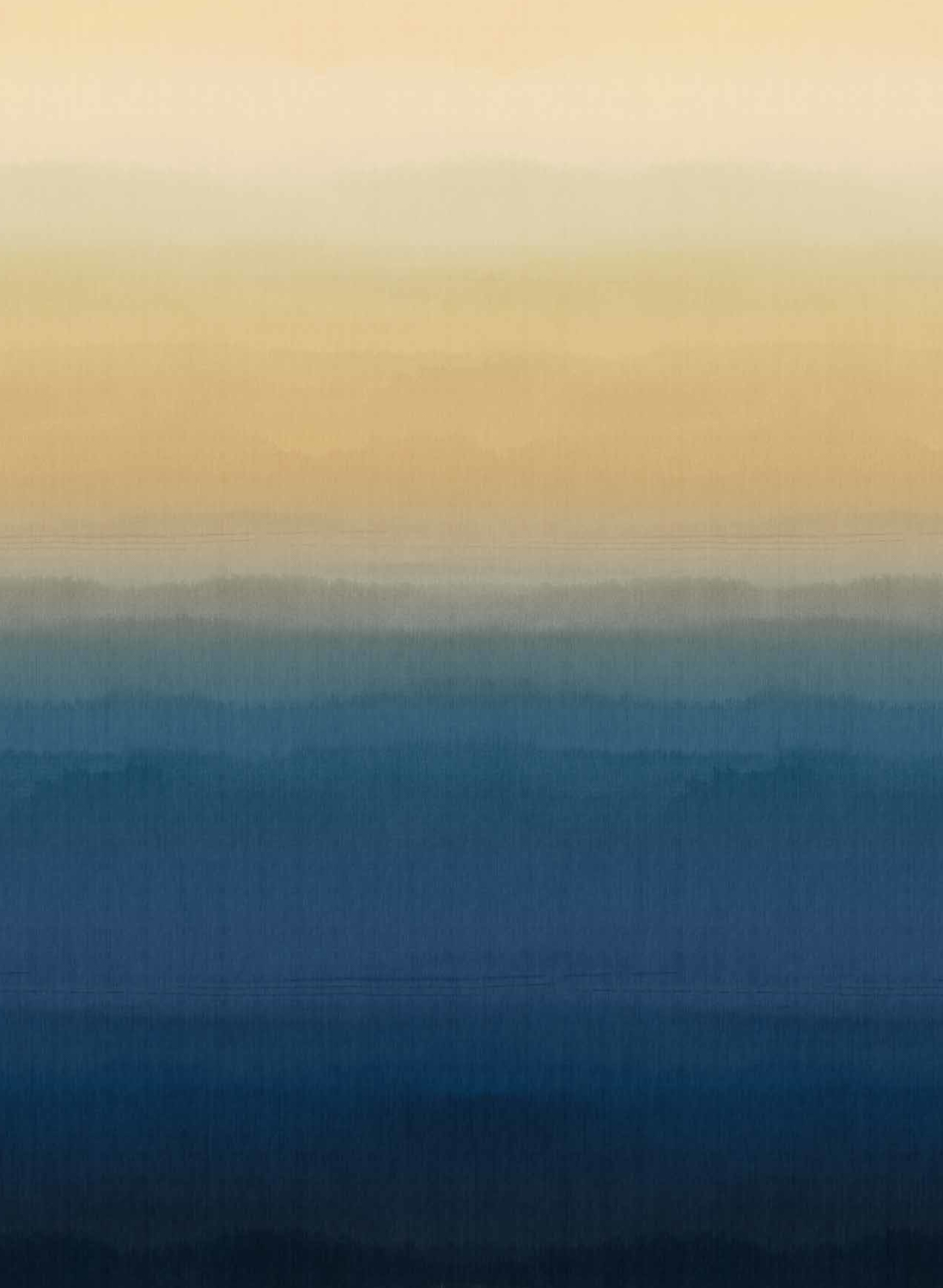 Wandbild Hinode - Indigo