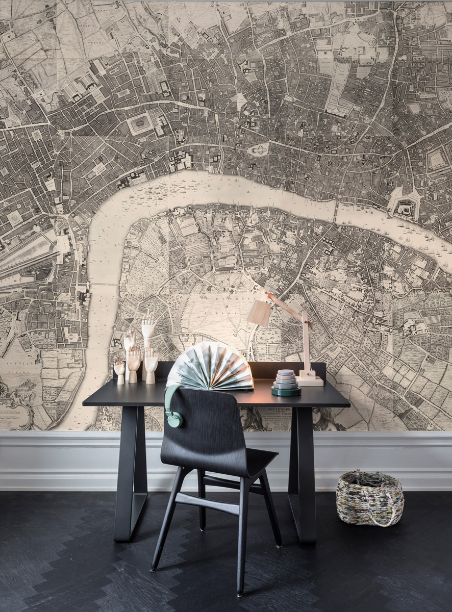 Wandbild Urban and Rural