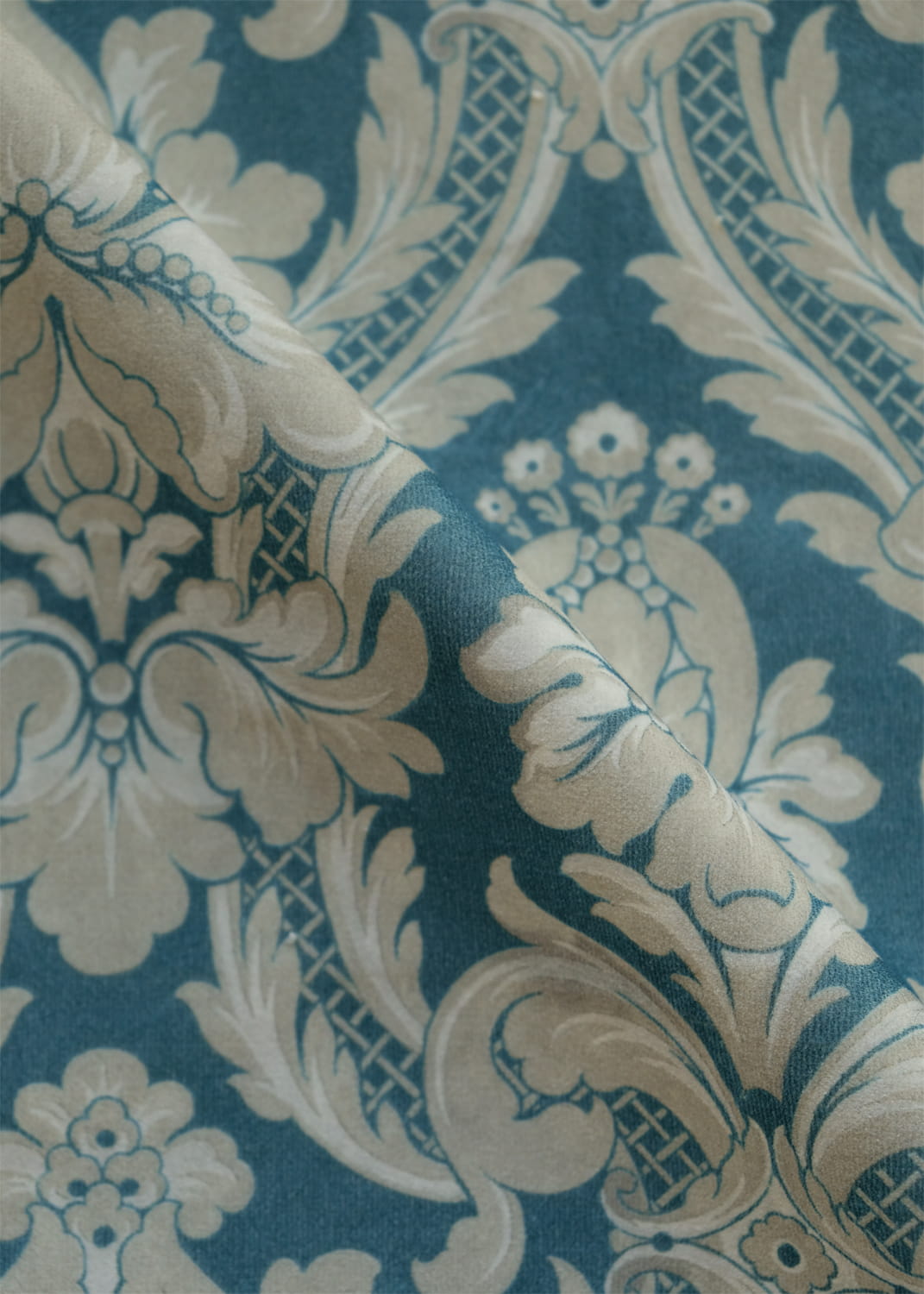 Stoff Venetian Damask - Aqua