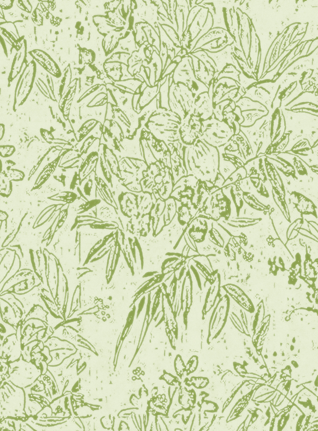 Tapete Cherry Orchard - Green/ Beige