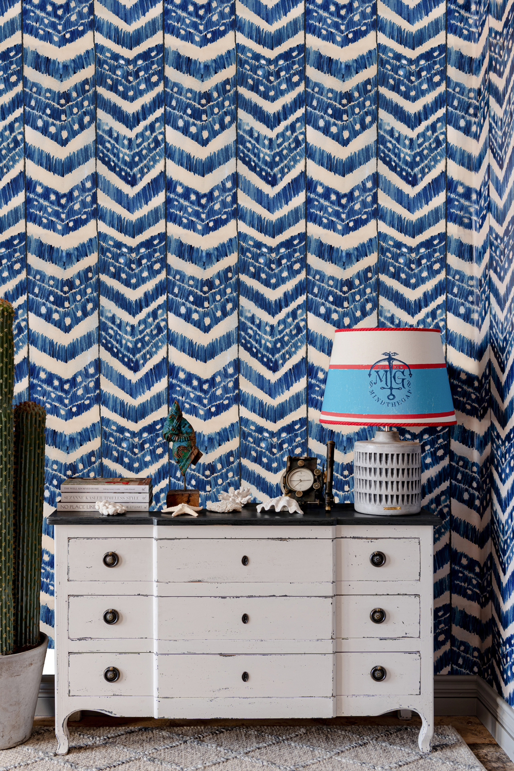 Tapete Turkish Ikat - Indigo