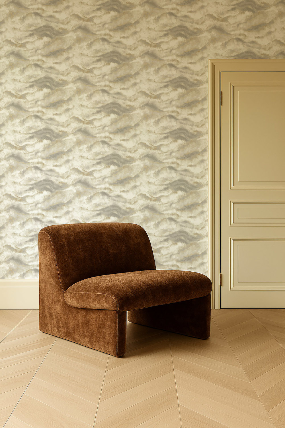Carta da parati Earthscape - Linen/ Mocha