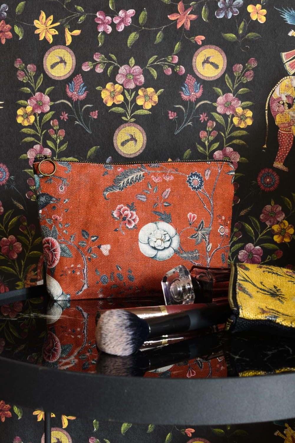 Fabric Black Bird - Linen - FB00009