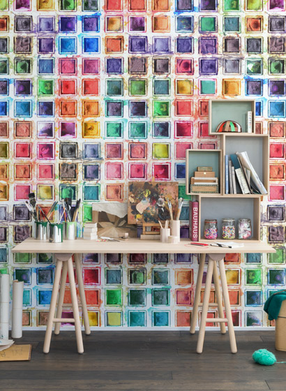 Wandbild Rainbow Palette