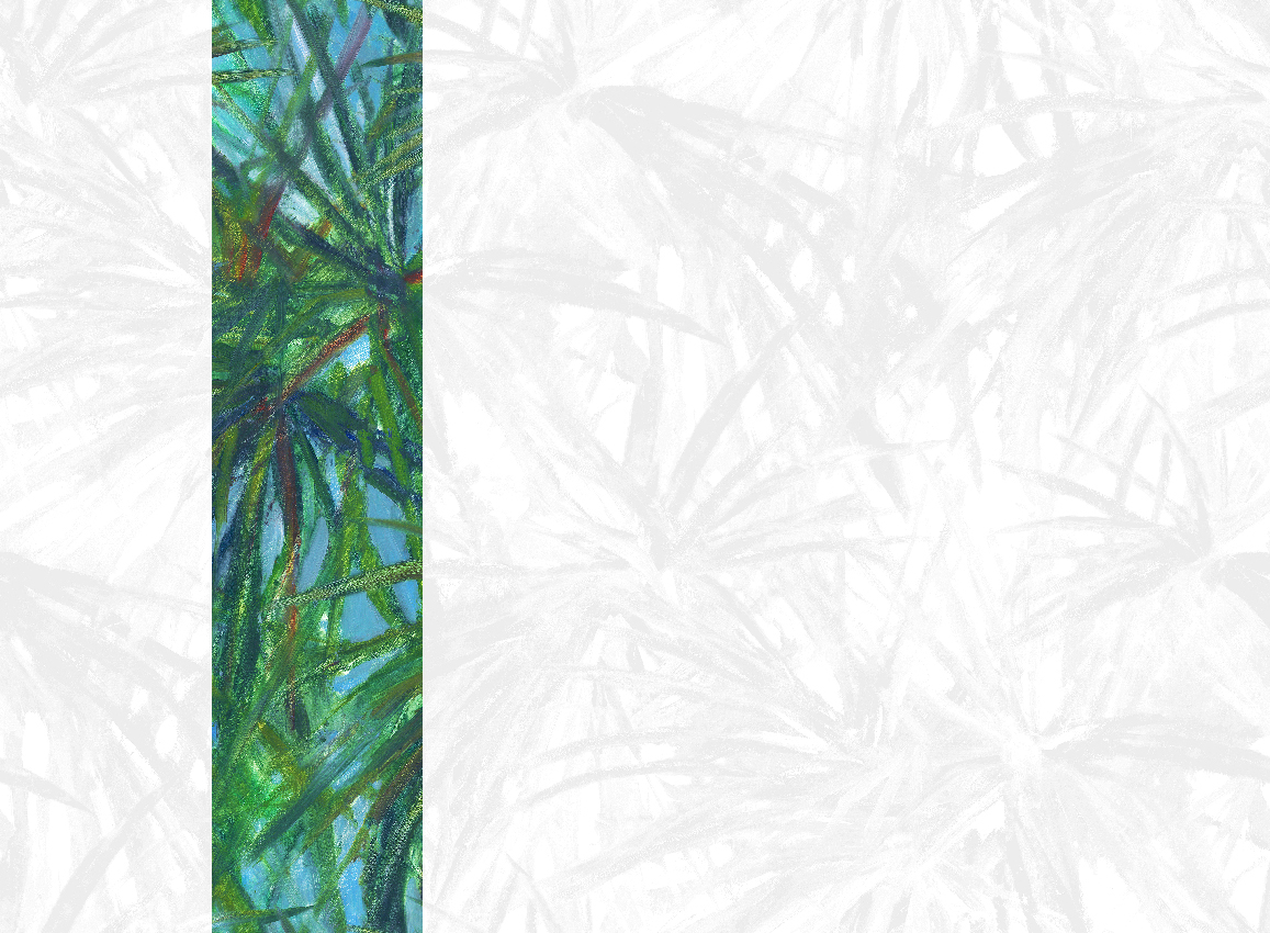 Wandbild Matira - Green Panel 2