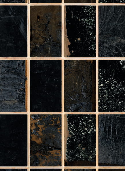 Tapete Waste Tiles - Black